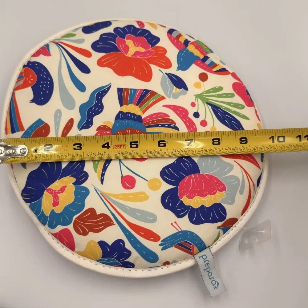 Prepara Oaxaca Fabric Tortilla Warmer 10” Colorful Mexican Folk Art Bird Floral